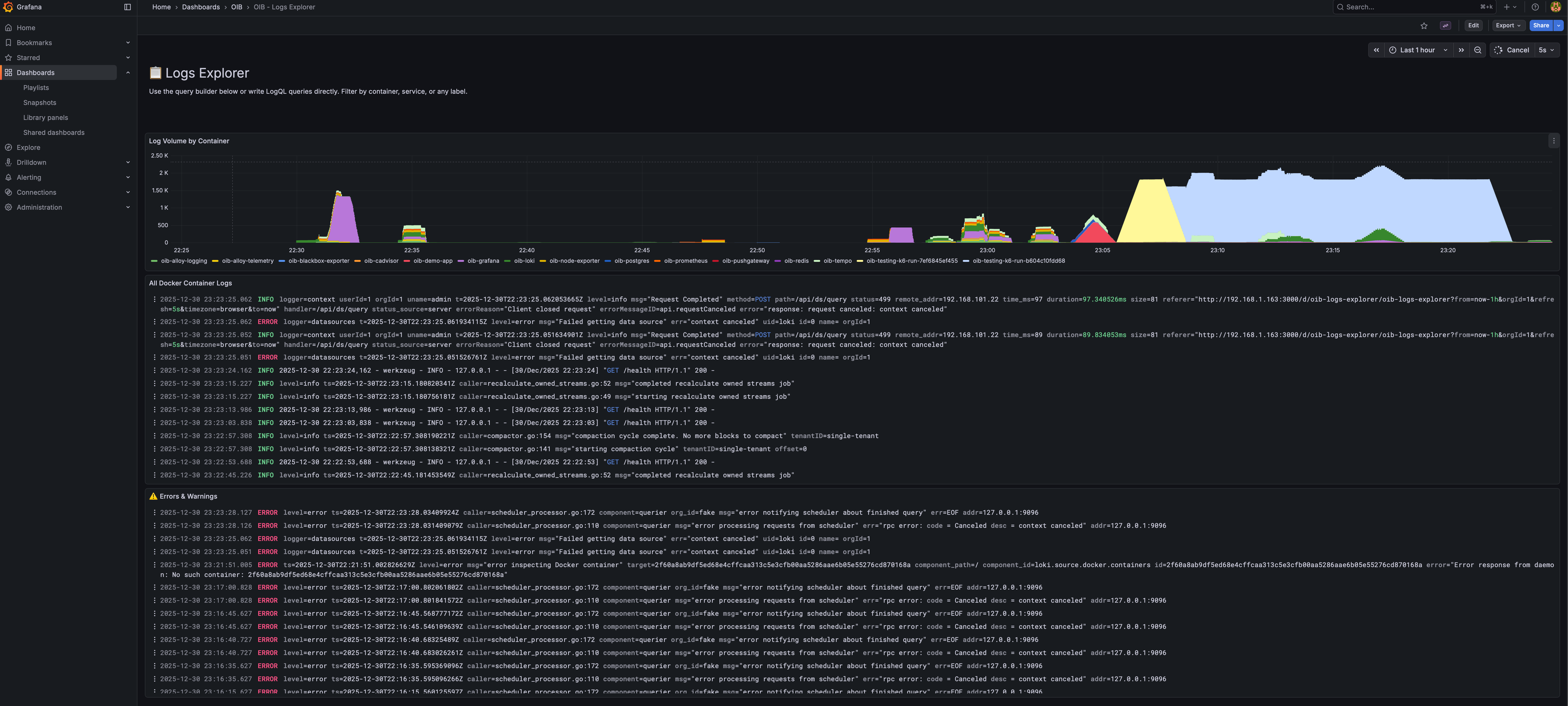 Logs Explorer